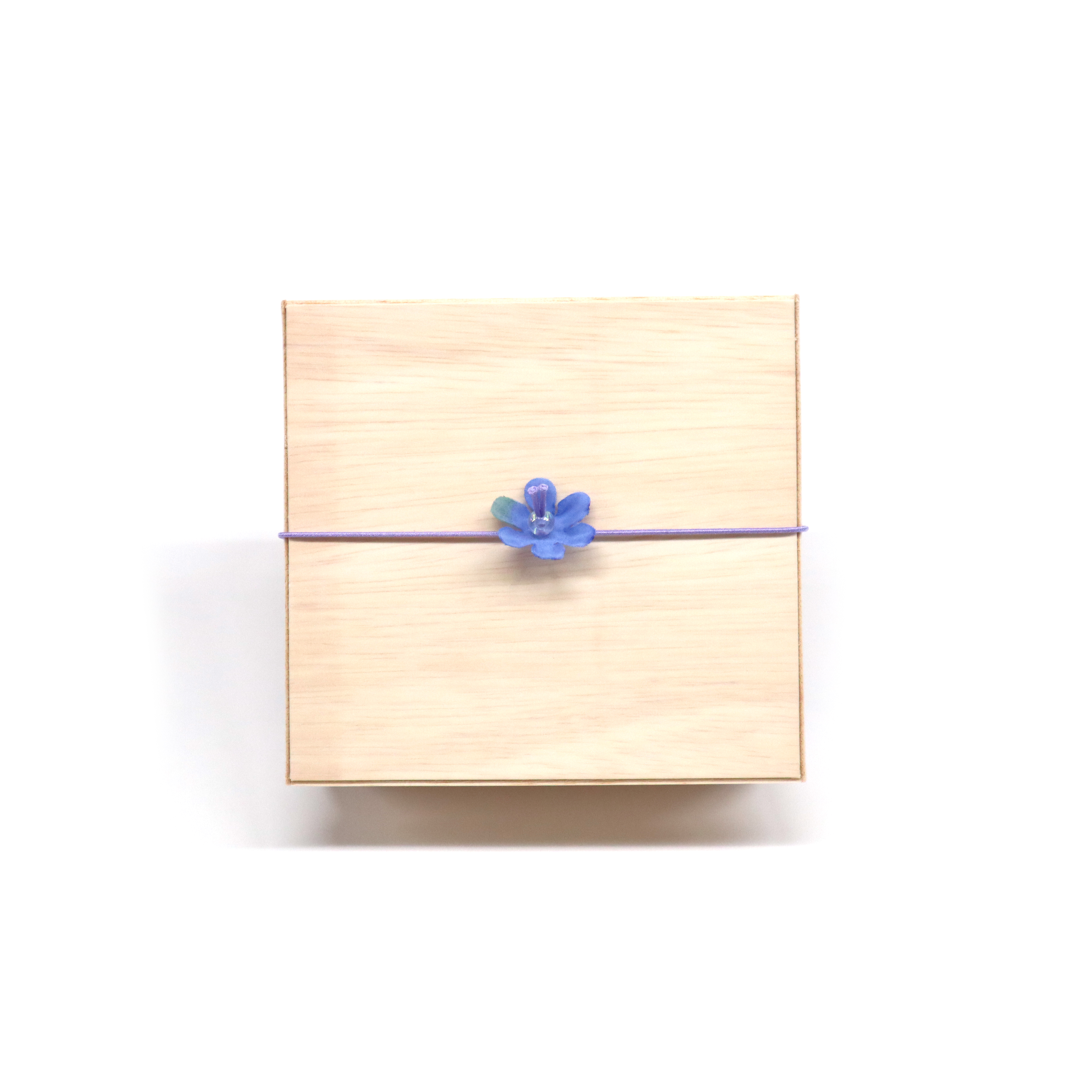 【取寄品】おはなゴム　折径15cm　藤✕藤(1000個入)_メイン2