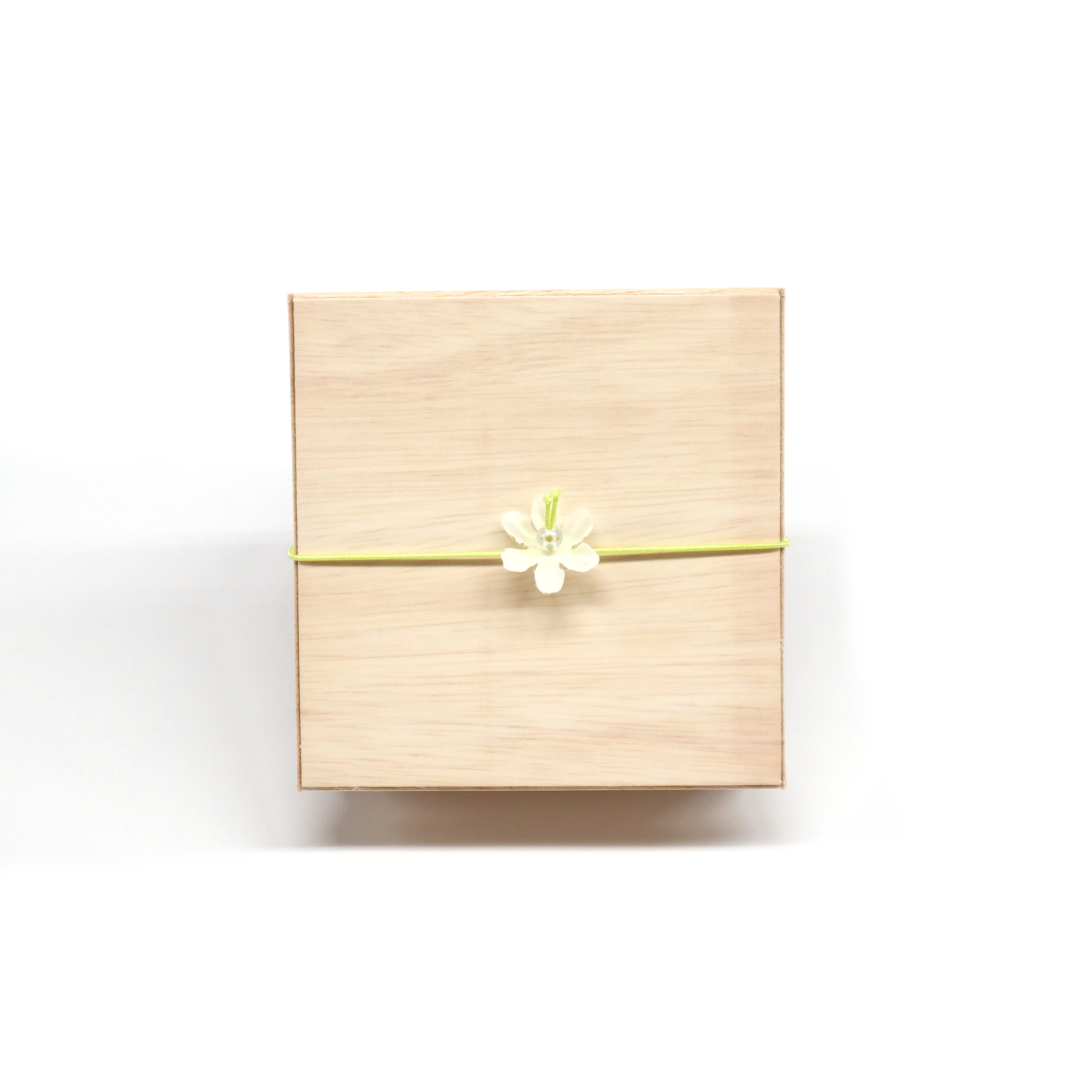 【取寄品】おはなゴム　折径15cm　白✕レモン(1000個入)_メイン2