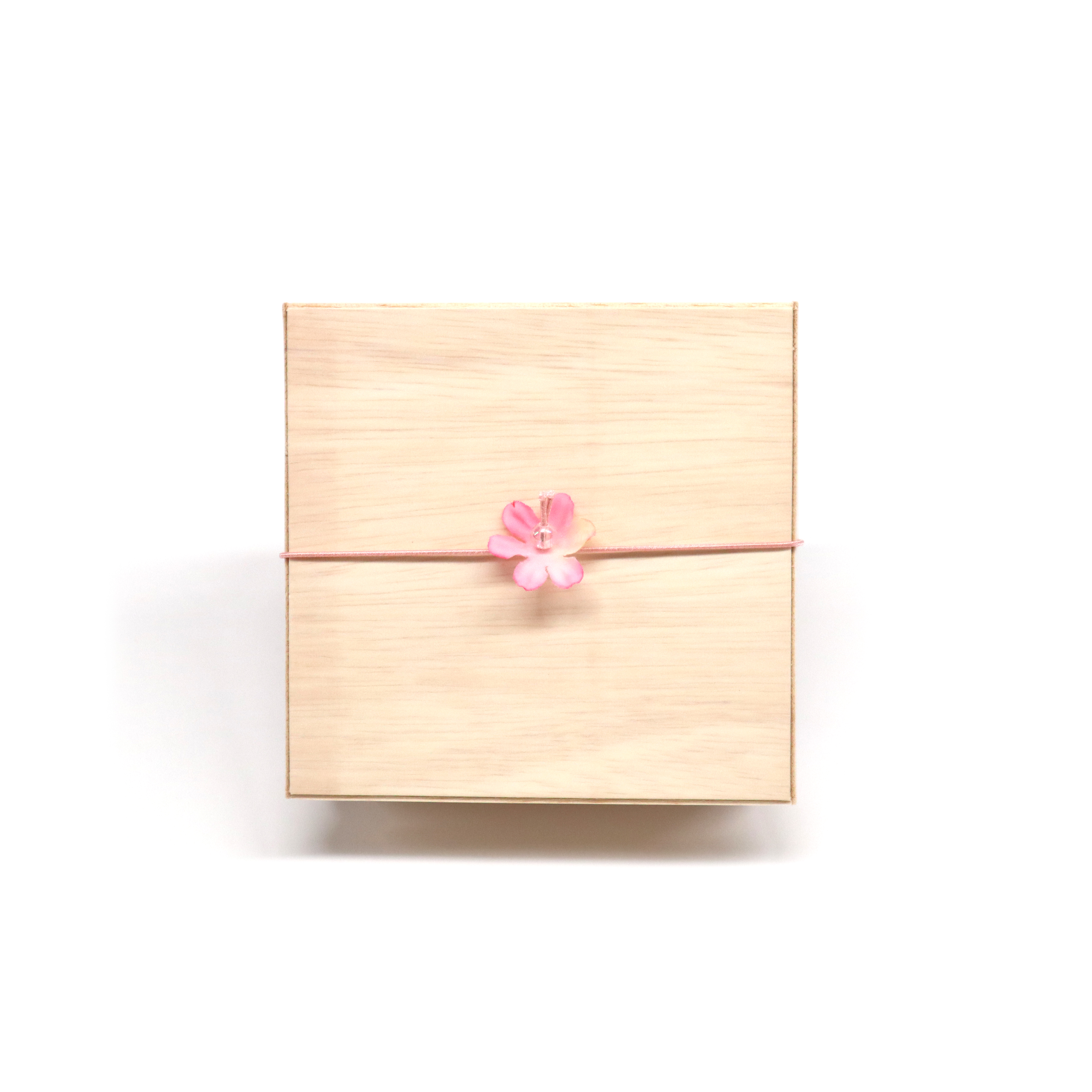 【取寄品】おはなゴム　折径15cm　ピーチ✕ピーチ(1000個入)_メイン2