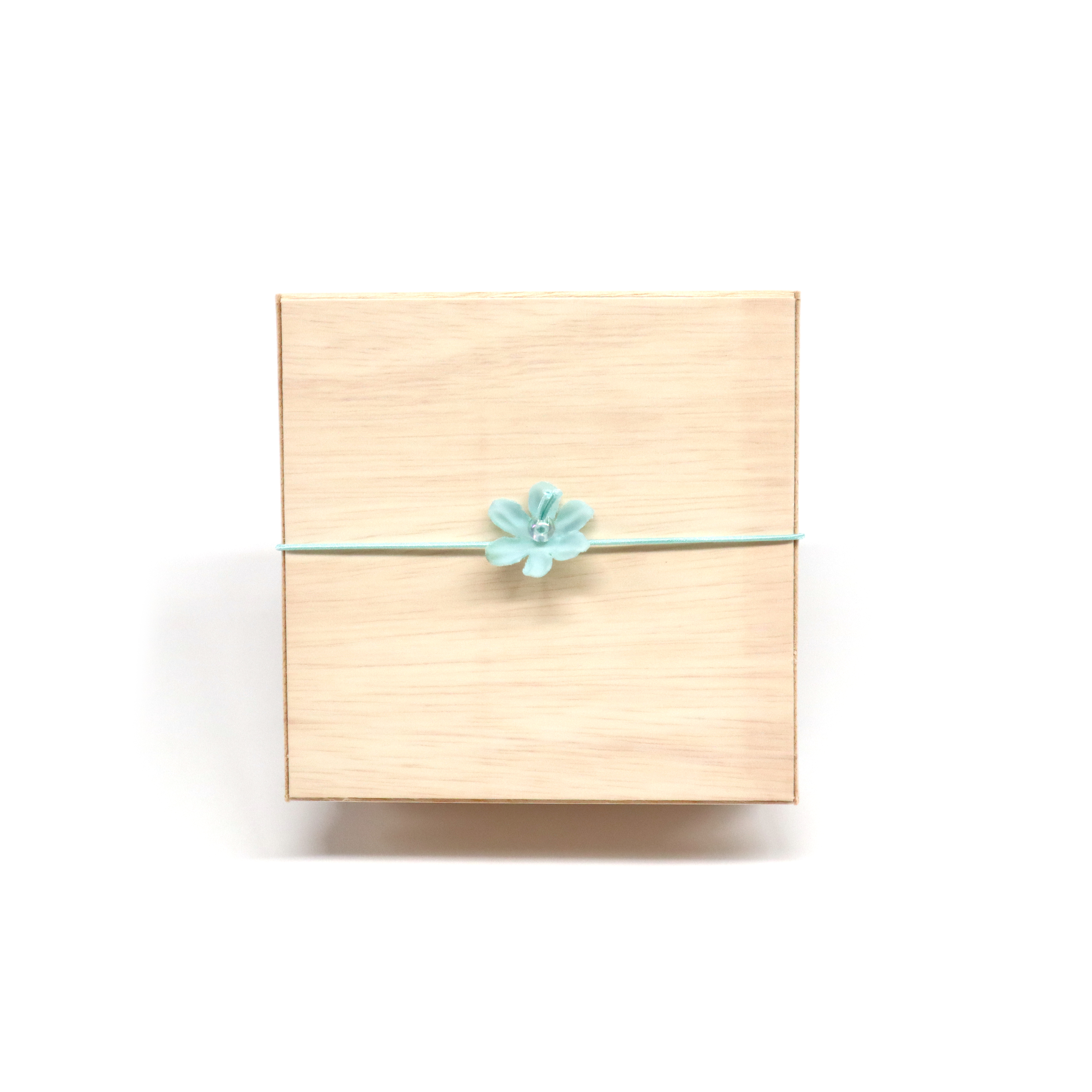 【取寄品】おはなゴム 折径15cm ミント✕ミント(1000個入)_メイン2