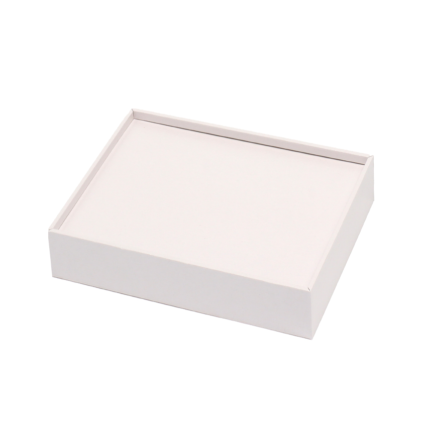 紙製デリカおせち重箱 正方形M（6.5寸） パールピンクの容器・商品
